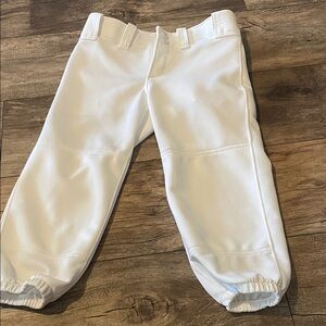 Mizuno Girls White Softball Knickers